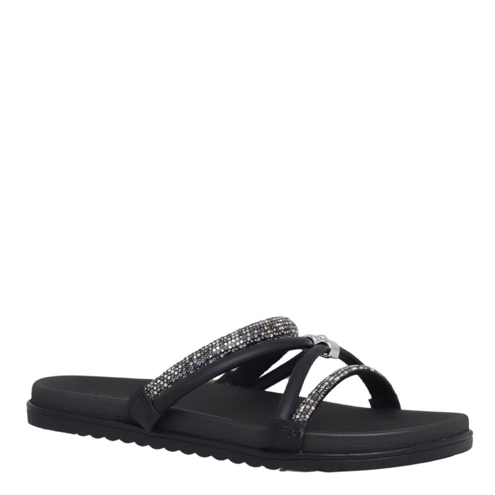 Chinelo Flatform Feminina Beira Rio Brilho Conforto 8529.102 Preto 4