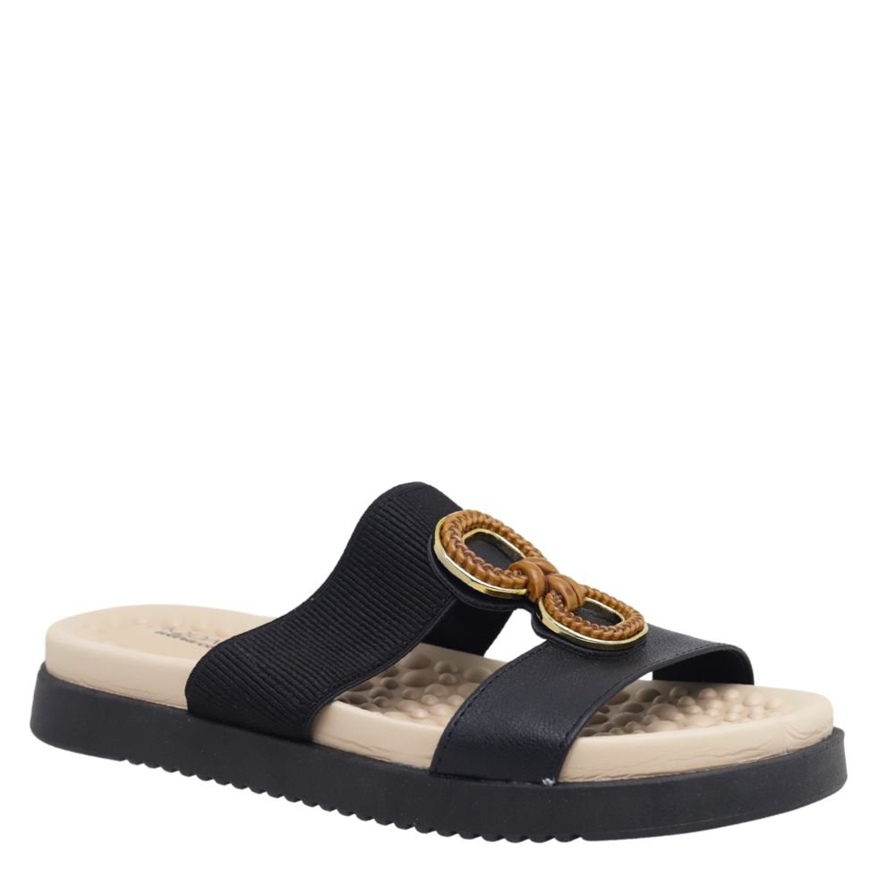 Tamanco Modare Feminina Pedraria Ortopedica Conforto 7178107 Preto 4