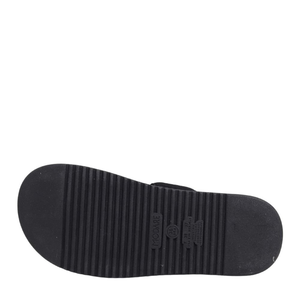 Tamanco Modare Feminina Pedraria Ortopedica Conforto 7178107 Preto 5