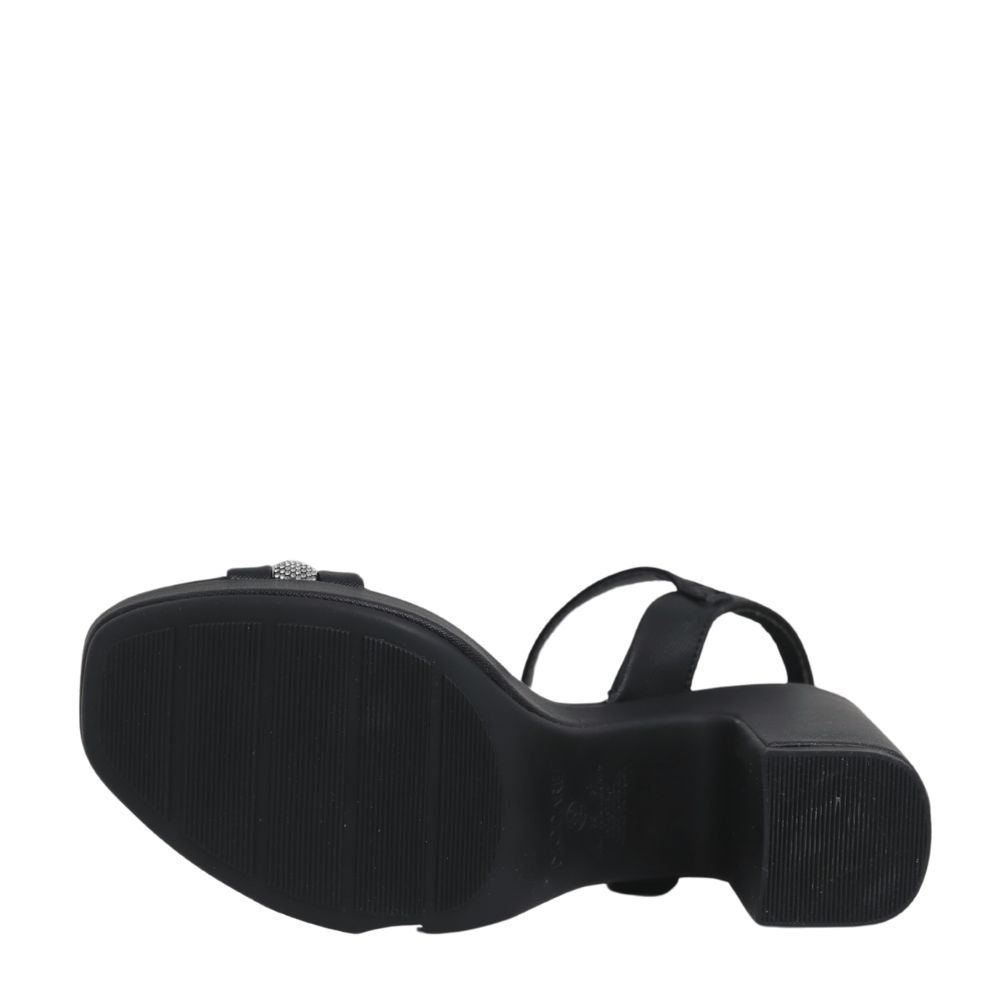 Sandália Salto Modare Ultraconforto Feminino Brilho 7203.104 Preto 5