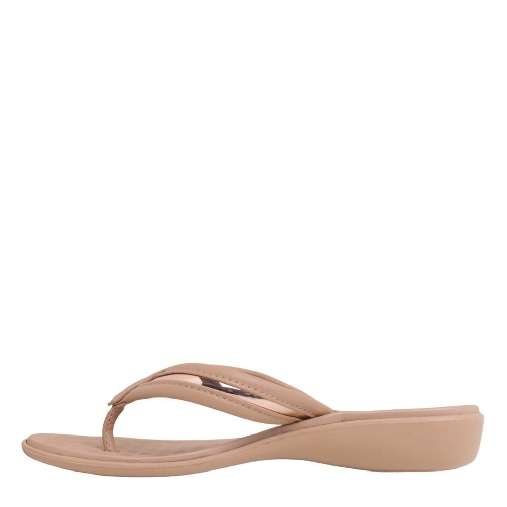 Chinelo Feminino Casual Macio Confortável Beira Rio 8224.863 Bege 3