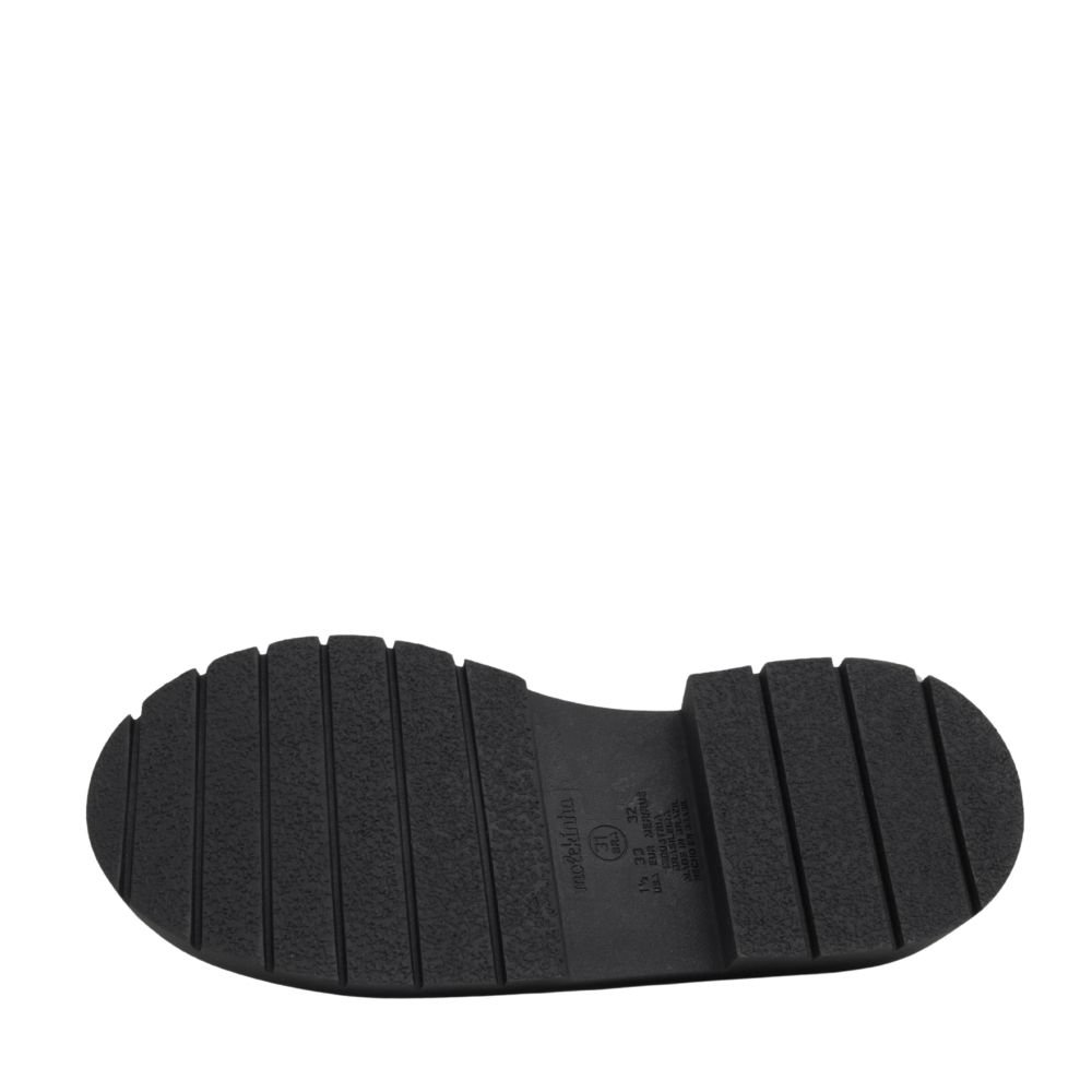 Sapatos Meninas Infantil Mocassim Loafer Moderno Confortavel Preto 5