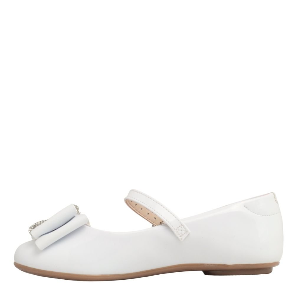 Sapatilha Infantil Molekinha Menina Brilho Laço Conforto Branco 3