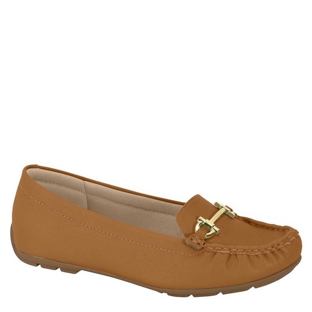 Sapato Mocassim Feminino Modare Fivela Moda Confortável Marrom 1