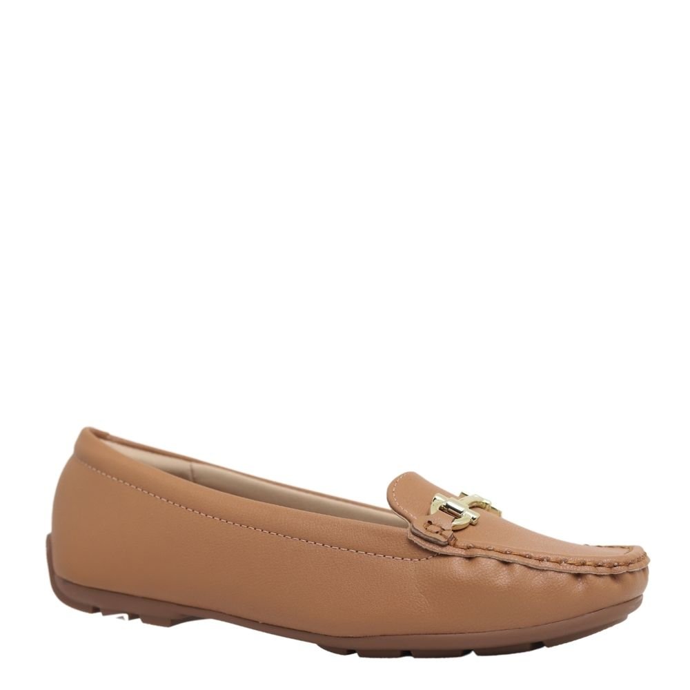 Sapato Mocassim Feminino Modare Fivela Moda Confortável Marrom 5