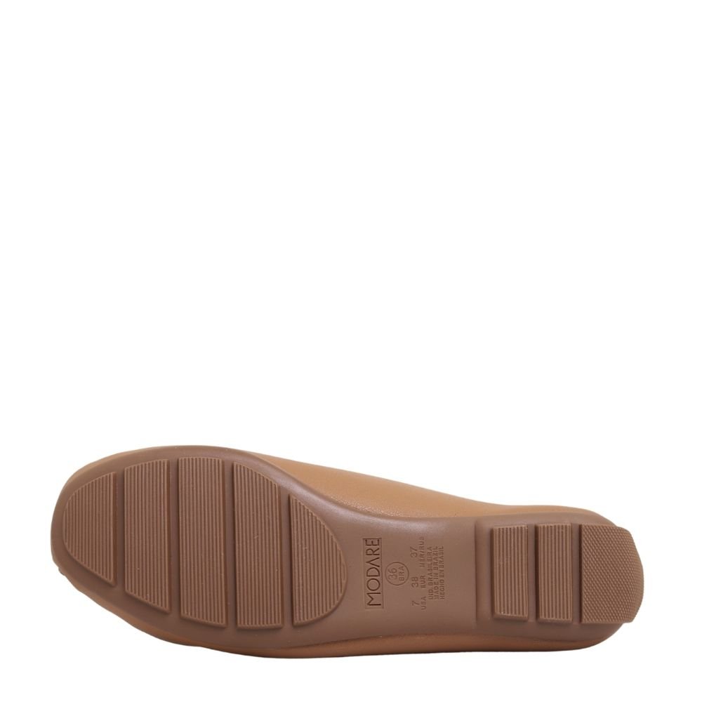 Sapato Mocassim Feminino Modare Fivela Moda Confortável Marrom 6