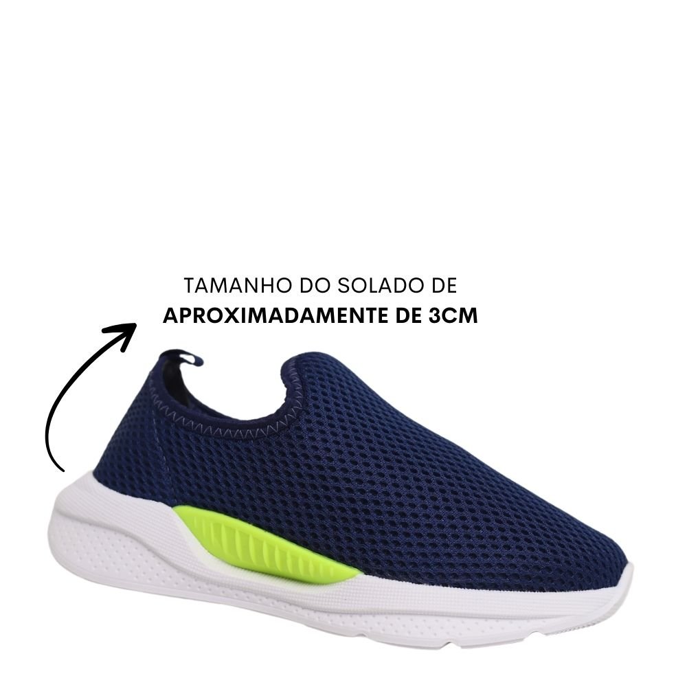 Tênis Menino Infantil Menino Calce Fácil Molekinho 2864100 Azul 4