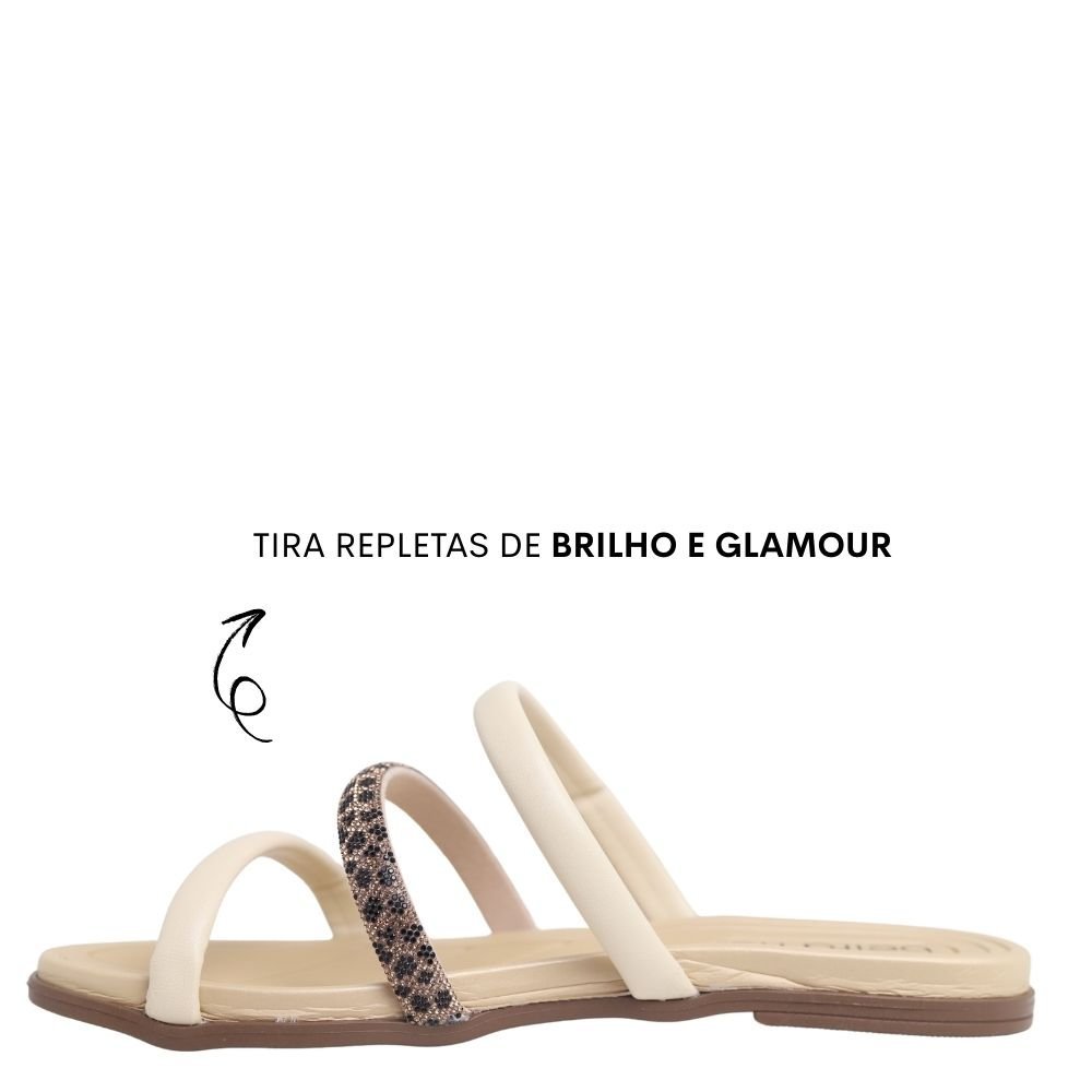 Sandália Feminina Beira Rio Conforto Estilo Leve 8507.104 Bege 3