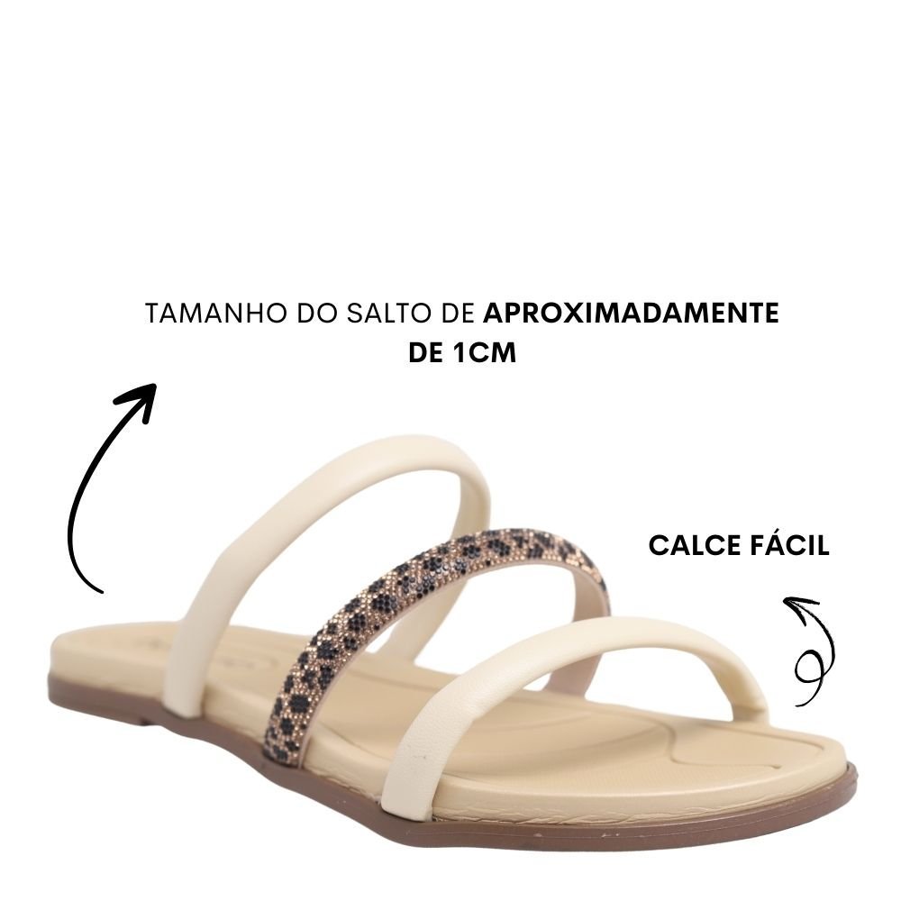Sandália Feminina Beira Rio Conforto Estilo Leve 8507.104 Bege 4