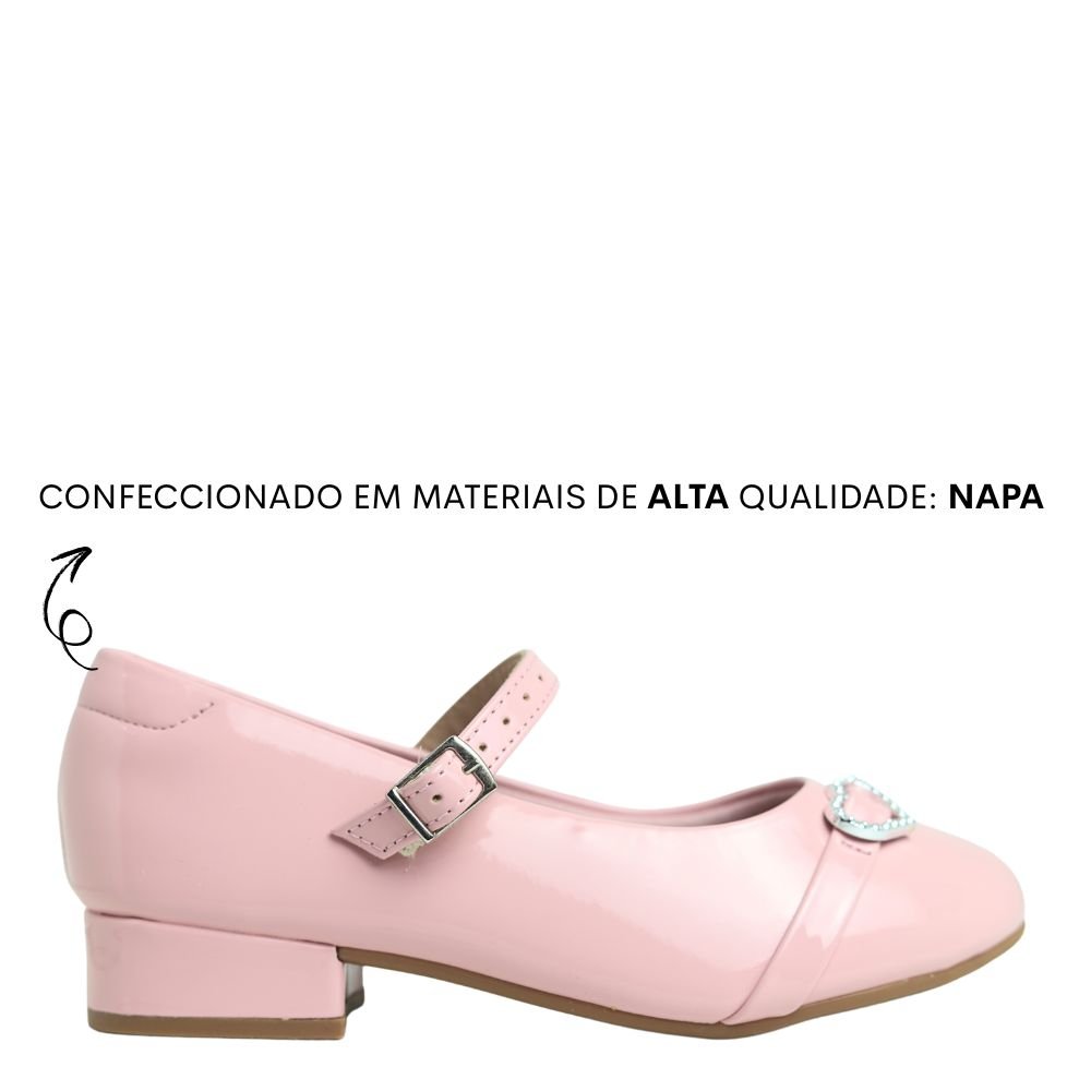 Sapato Boneca Infantil Confortável Menina Molekinha 2528.119 Rosa 2