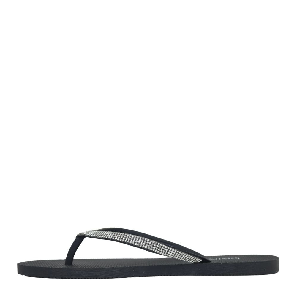 Chinelo Feminino Dedo Beira Rio Brilho Conforto Leve 8449503 Preto 3