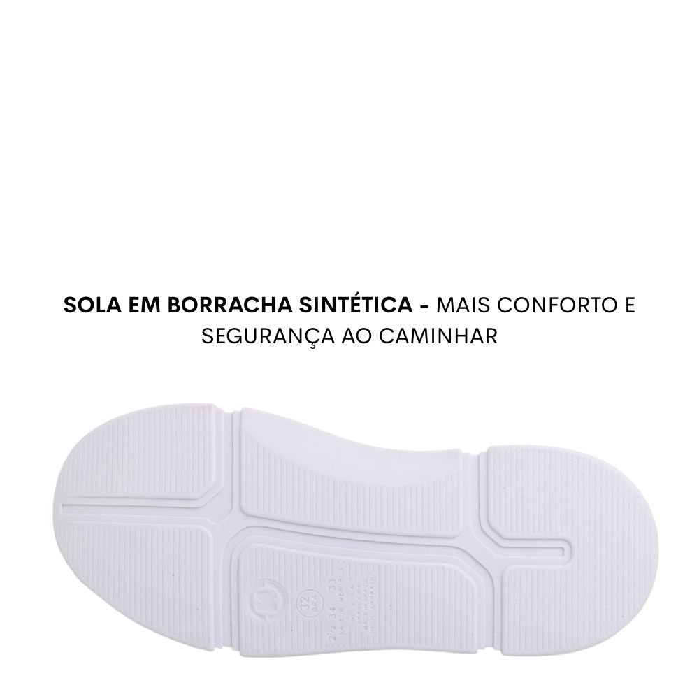 Tênis Infantil Casual Menino Molekinho Calce Fácil Conforto Branco 5