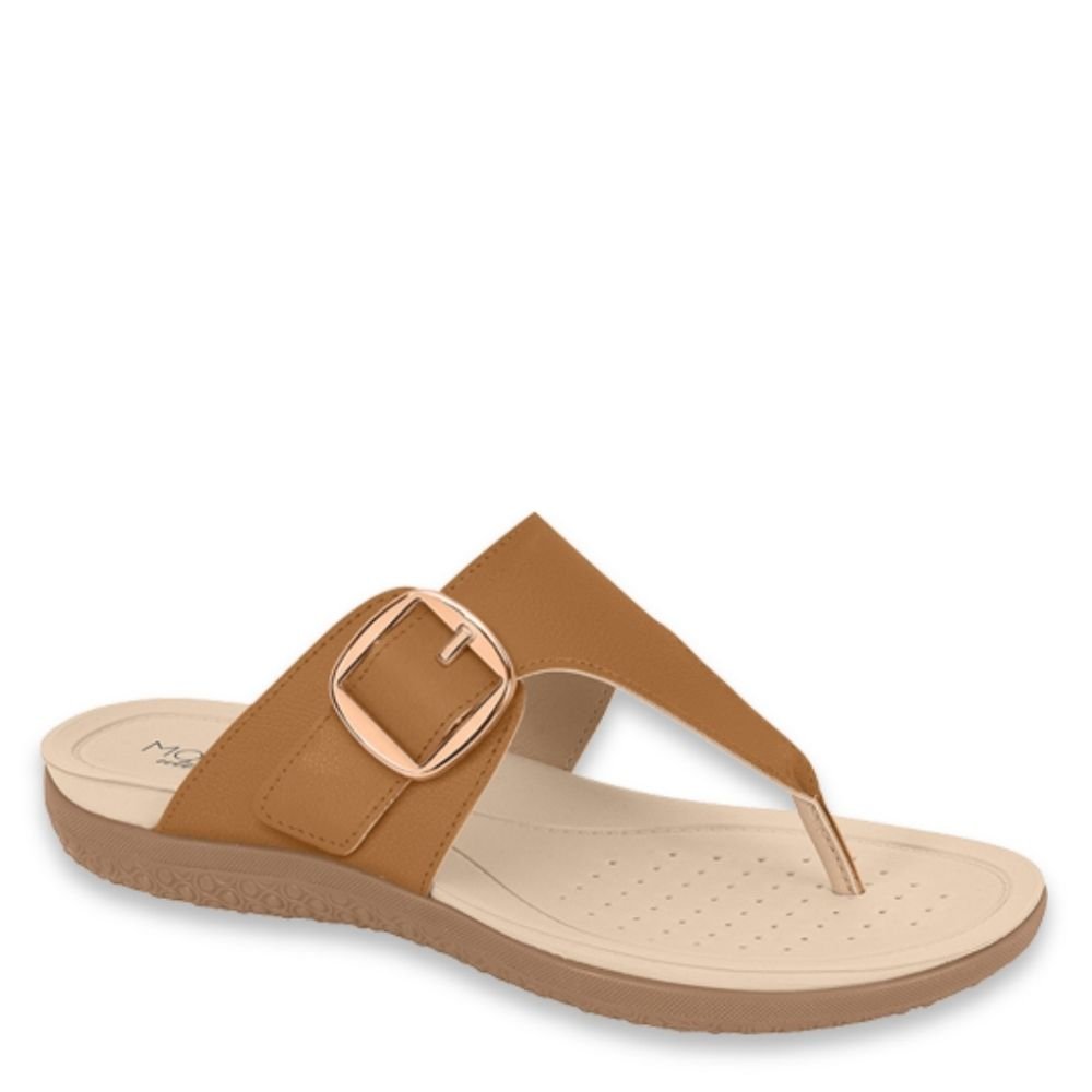 Tamanco Feminino Ajustável Conforto Fivela Modare 7125.253 Marrom 1