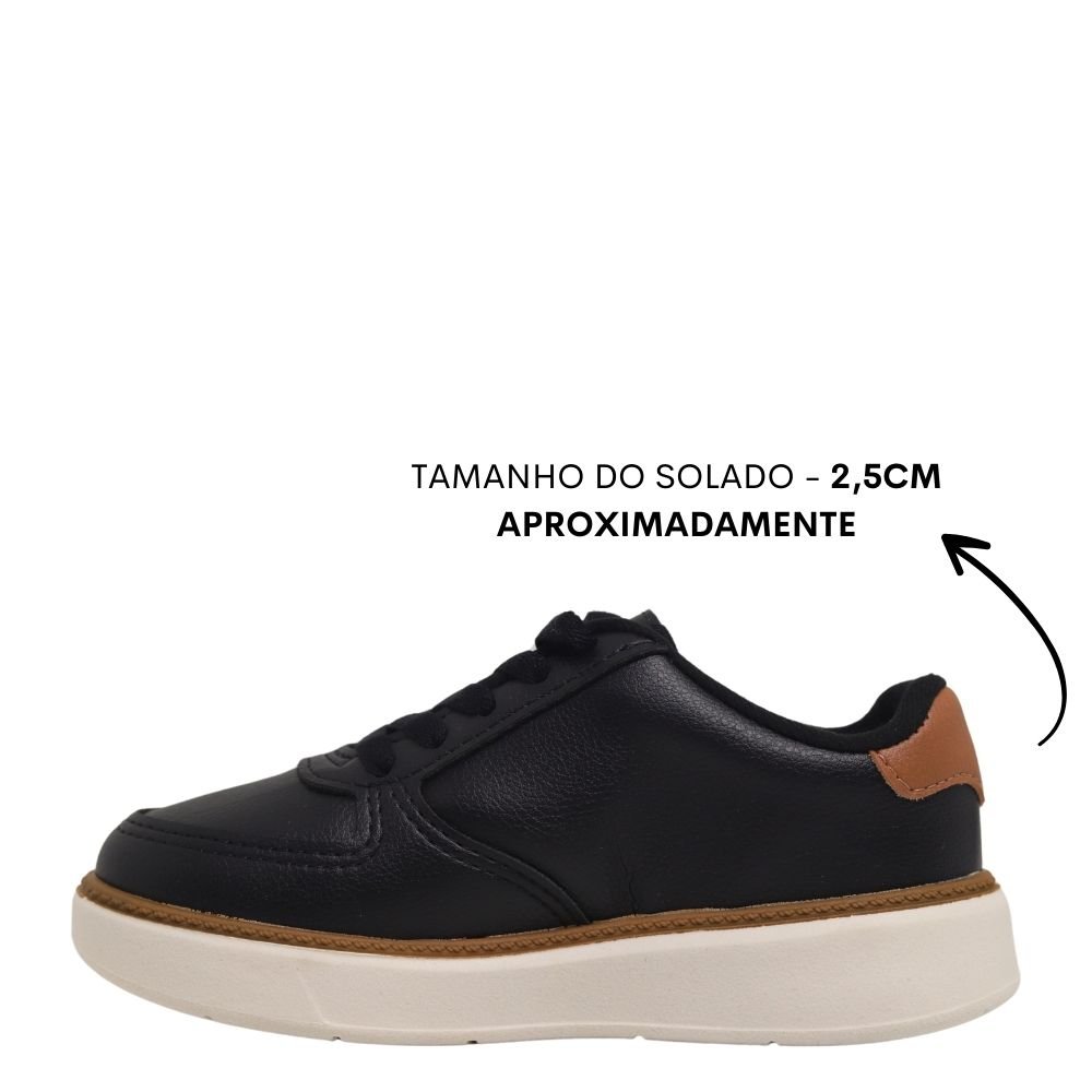 Tênis Casual Infantil Menino Conforto Molekinho 2861.216 Preto 3