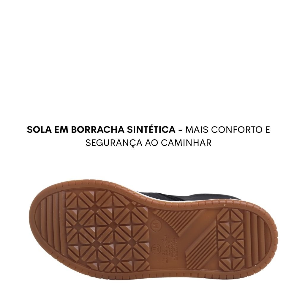 Tênis Slip On Infantil Menino Casual Confortável Molekinho 2852100 Preto 5