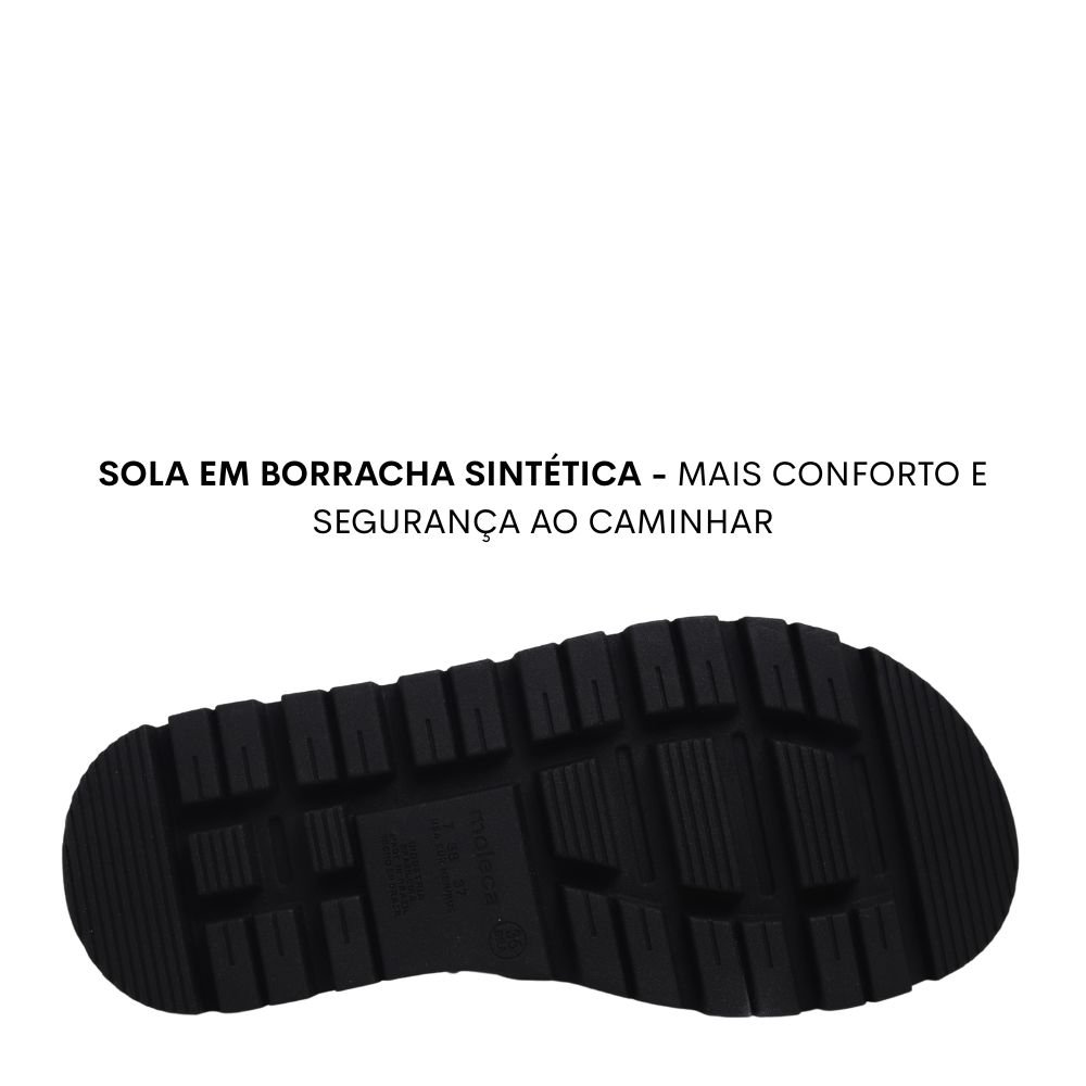 Sandália Feminina Fivela Moda Blogueira Macia Moleca 5504103 Preto 5