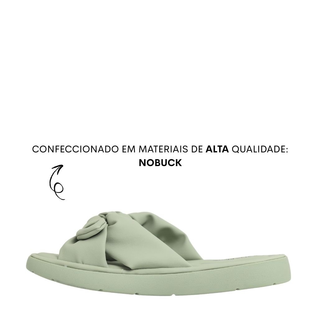Chinelo Slide Modare Ultraconforto Ortopedico Laço 7208.101 Verde 3