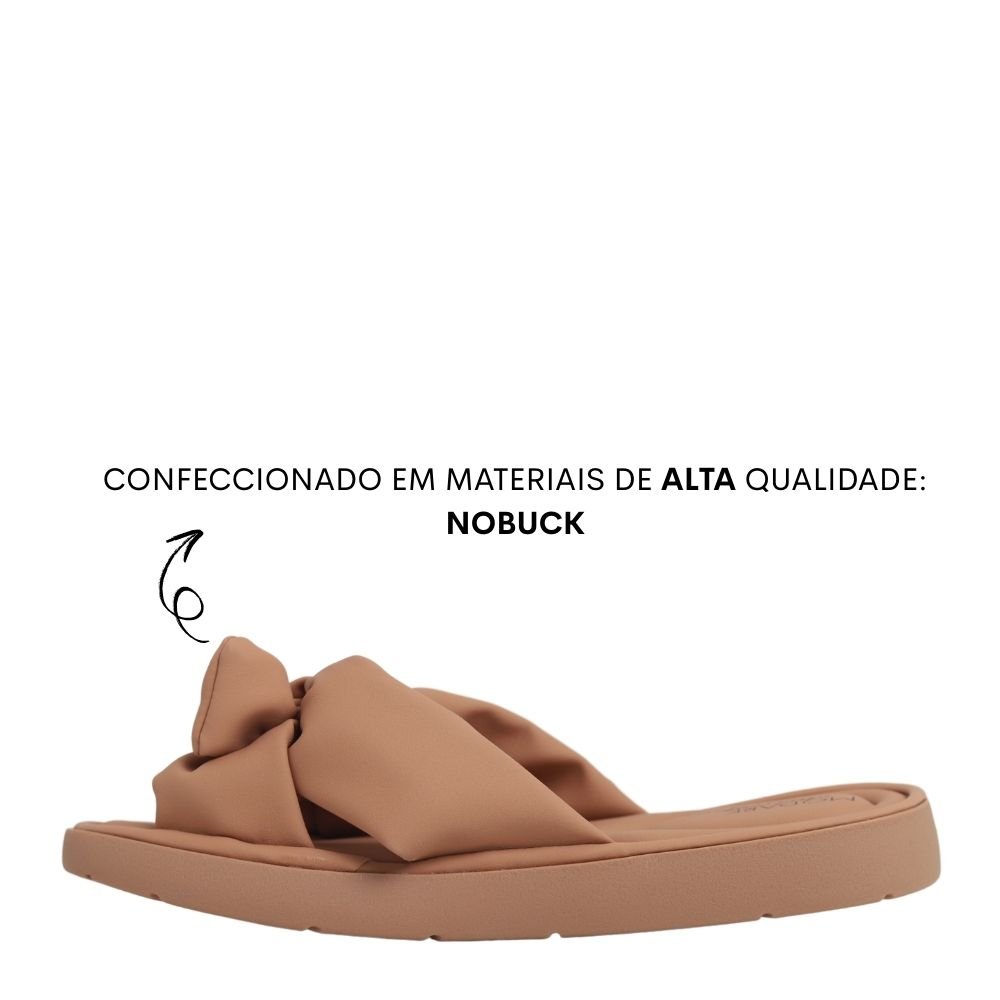 Chinelo Slide Modare Ultraconforto Ortopedico Laço  7208.101 Bege 3