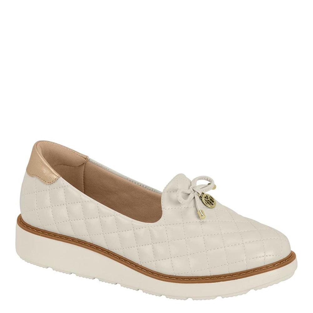 Sapato Feminino Mocassim Modare Conforto Floather 7400.101 Branco 1