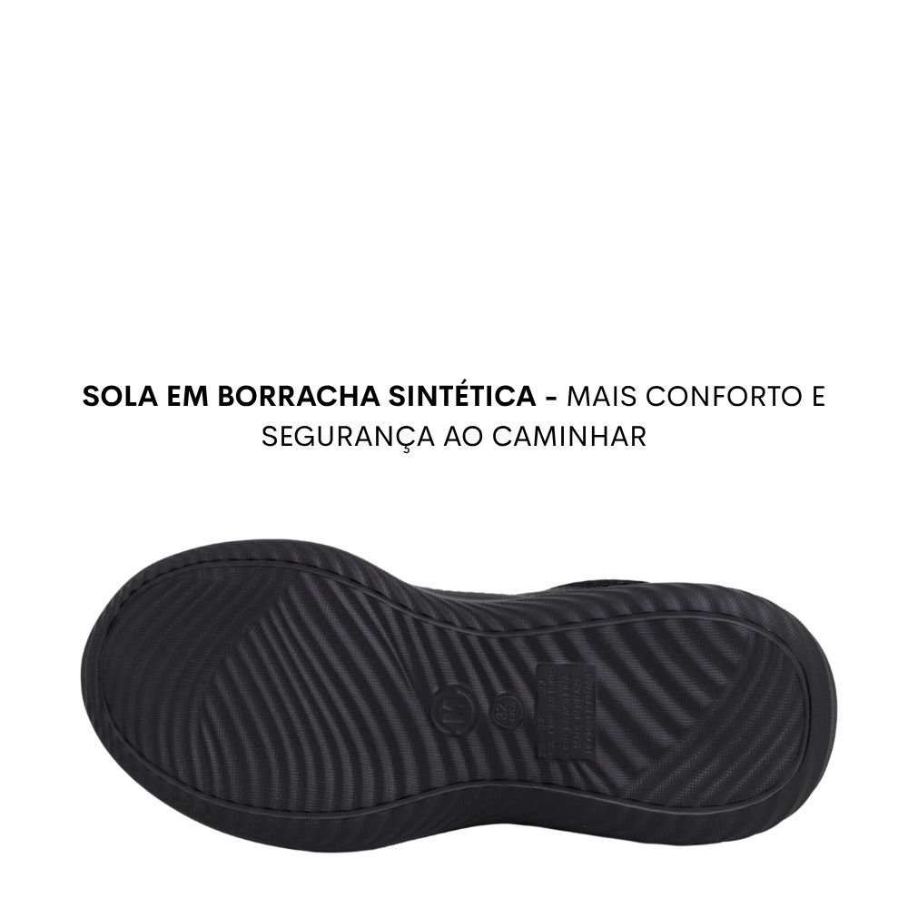 Tênis Infantil Menino Lycra Conforto Molekinho 2832.330 Preto 5