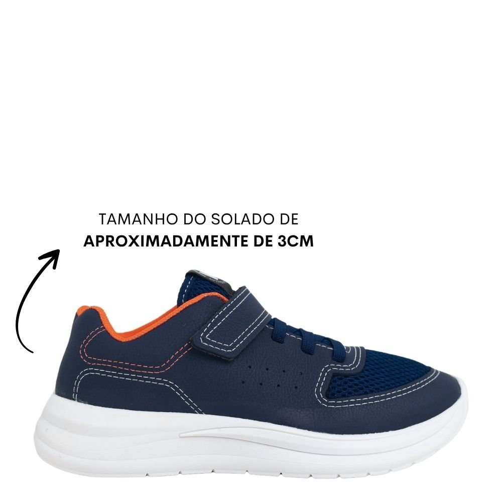 Tênis Infantil Menino Calce Fácil Molekinho Juvenil 2850.310 Azul 2