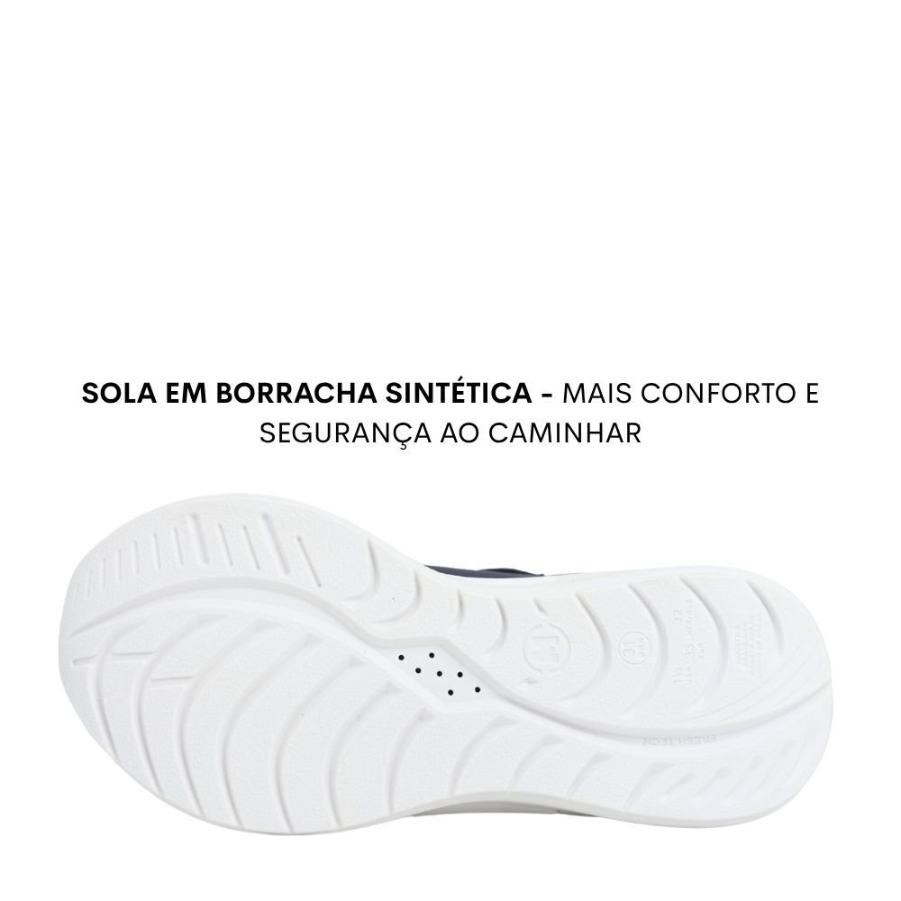 Tênis Infantil Menino Calce Fácil Molekinho Juvenil 2850.310 Azul 5