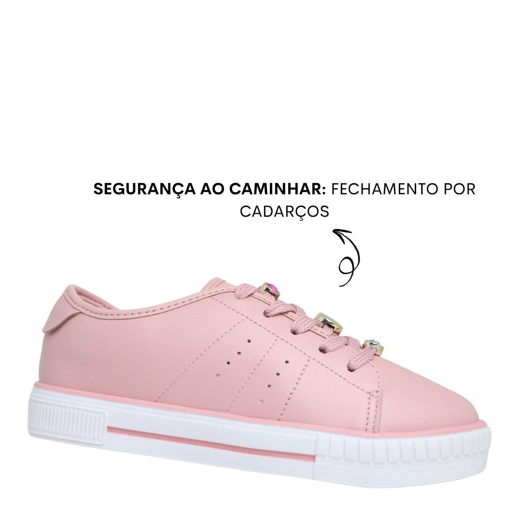 Tênis Molekinha Infantil Plataforma Conforto Estilo 2565113 Rosa 4