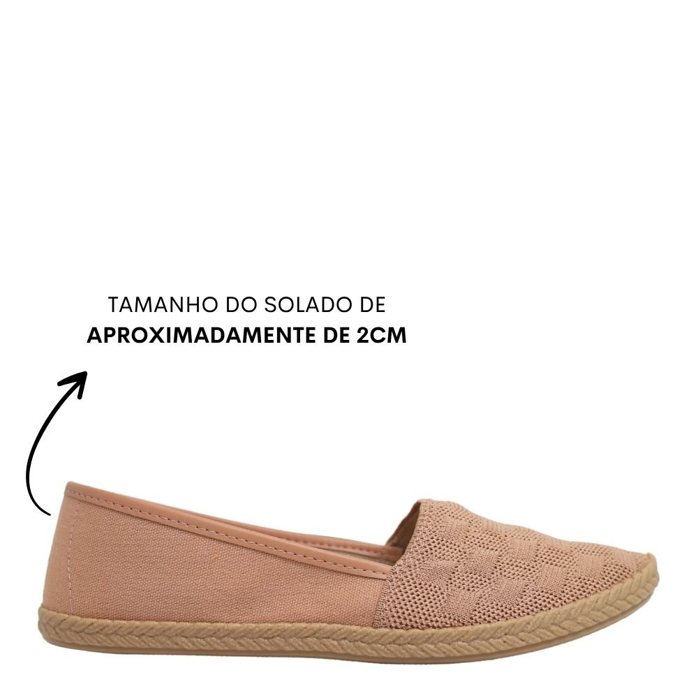Sapatilha Alpargata Feminino Calce Fácil Leve Moleca 5287297 Rosa 2