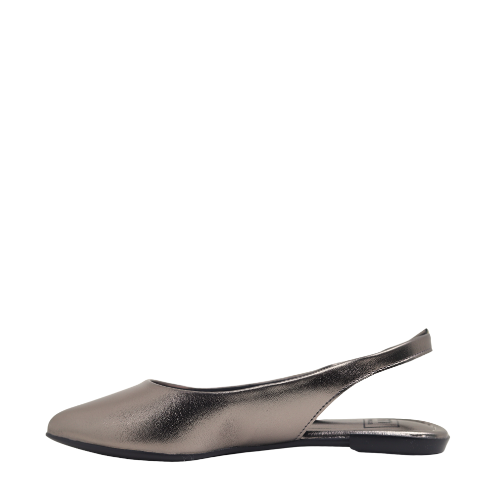 Sapatilha Slingback Moleca Feminina Confortável Leve 5444330 Cinza 3