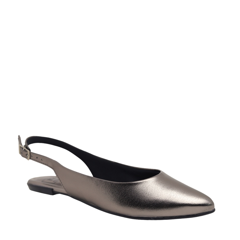 Sapatilha Slingback Moleca Feminina Confortável Leve 5444330 Cinza 4