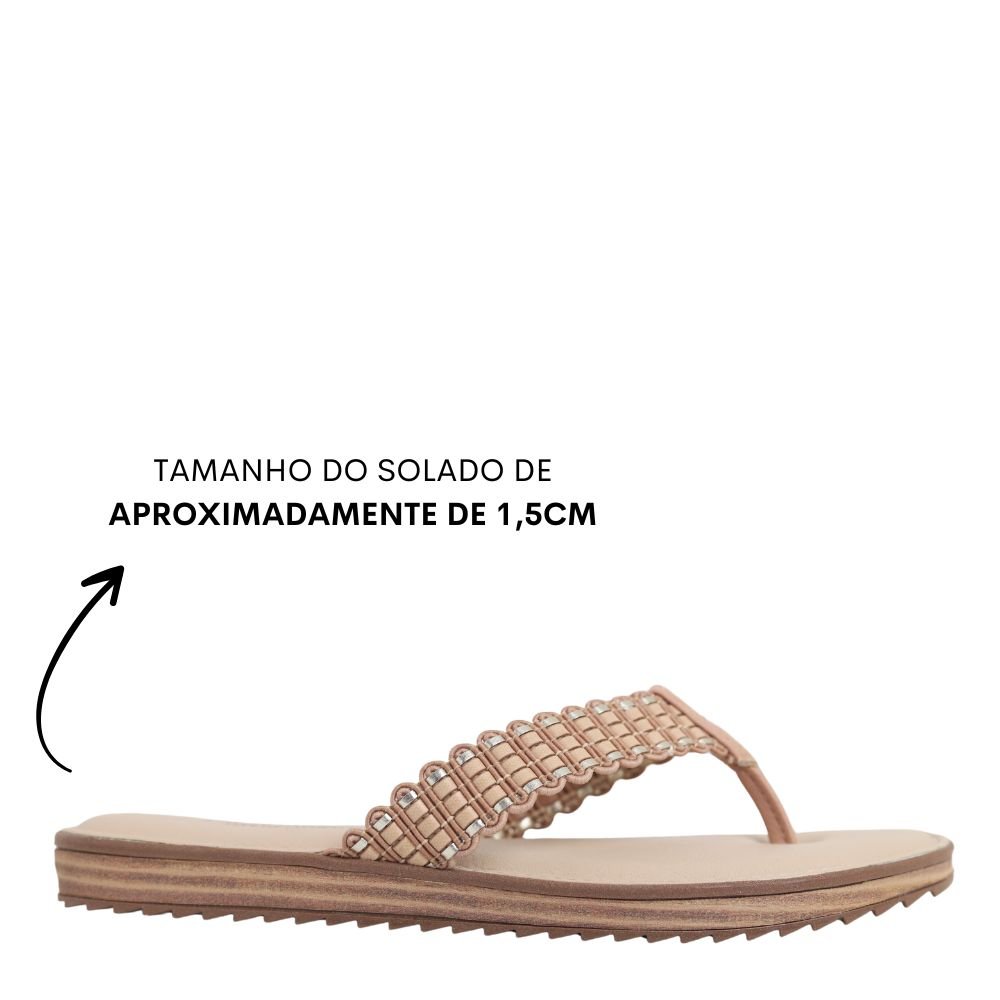 Rasteira Tamanco Feminino Conforto Leve Modare 7141.149 Bege 2