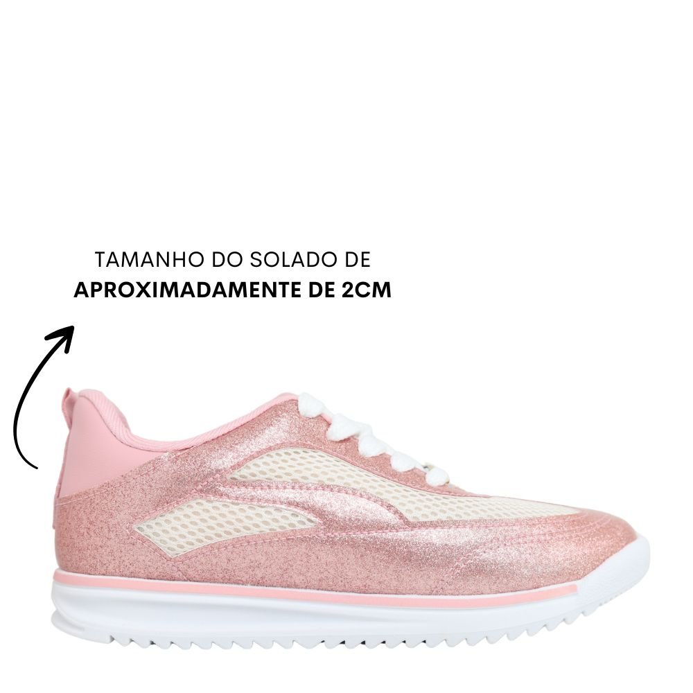 Tênis Infantil Casual Menina Conforto Macio Molekinha 2583201 Rosa 2