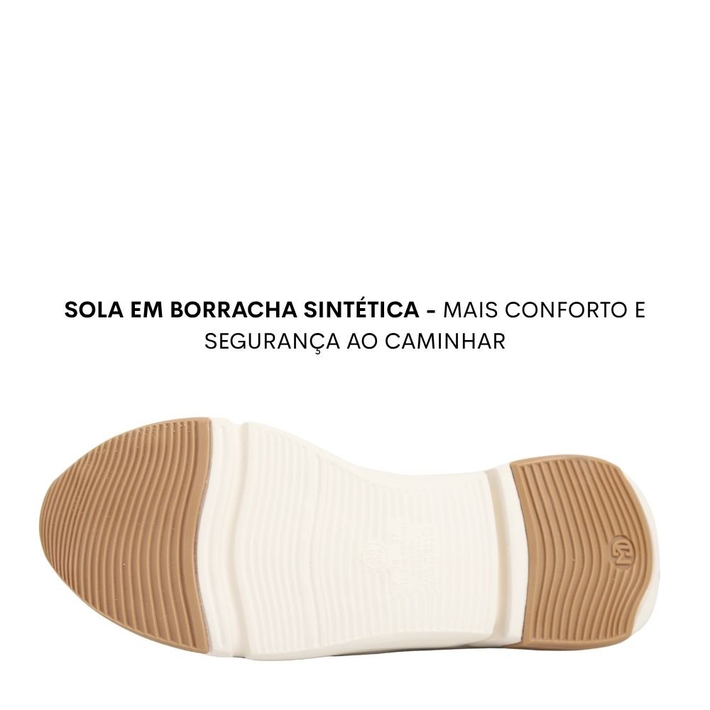Tênis Feminino Modare Plataforma Casual Confortável 7401.102 Bege/Verde/Rosa 5