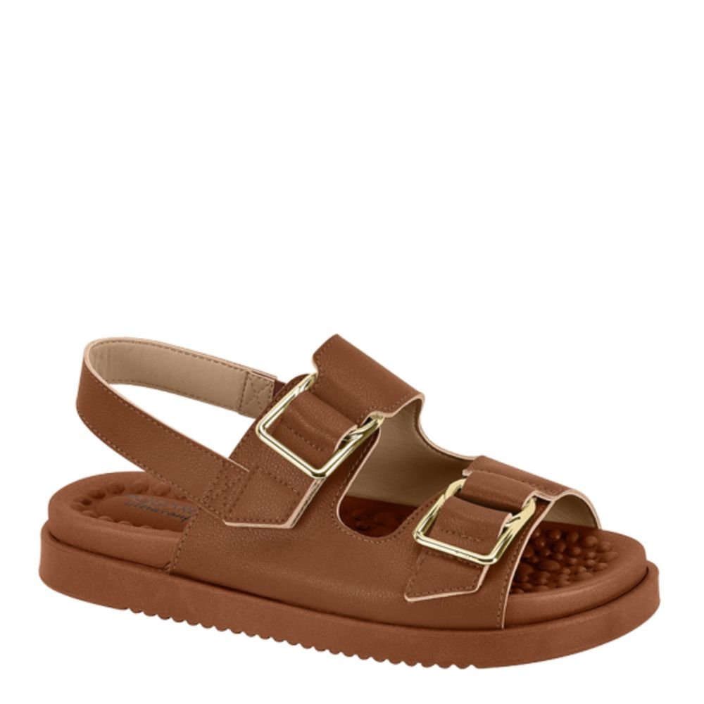 Sandália Feminina Modare Ultraconforto Ortopédica 7178.121 Marrom 1