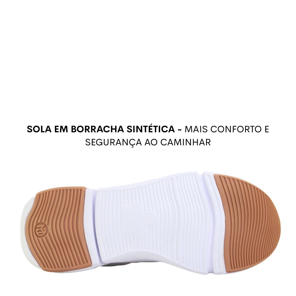 Tênis Feminino Modare Plataforma Casual Confortável 7401.104 Branco 5
