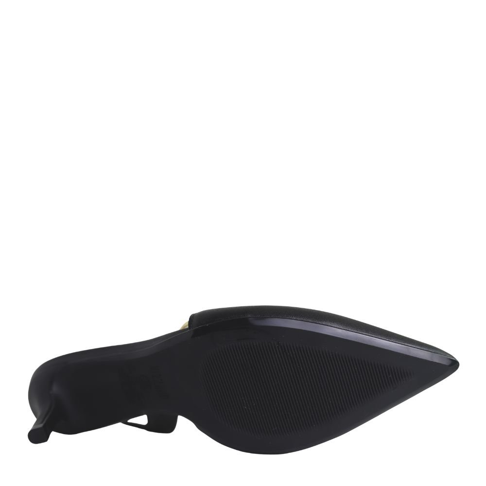 Scarpin Feminino Vizzano Slingback Corrente Pelica 1456.104 Preto 5