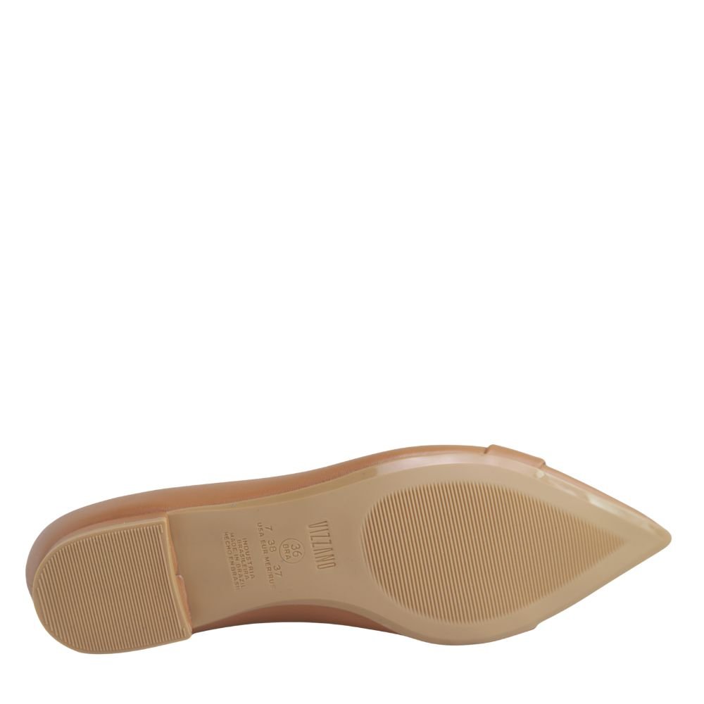 Sapatilha Feminina Casual Fivela Bico Fino Vizzano 1206.1010 Caramelo 5