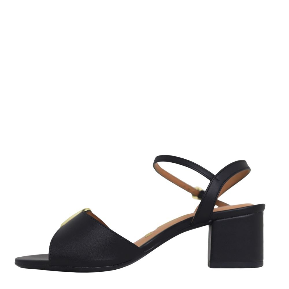 Sandália Feminina Fivela Vizzano Salto Baixo Grosso 62911184 Preto 3