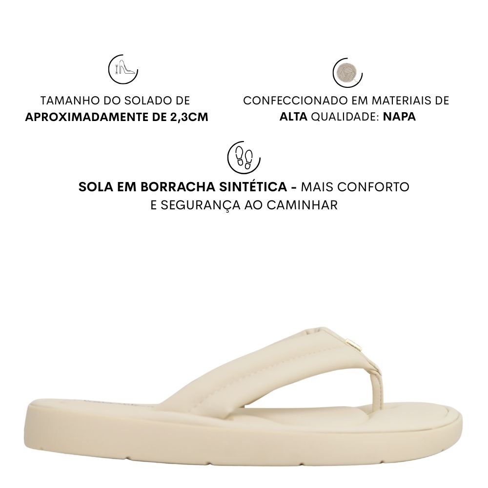 Tamanco Feminino Confortável Esporão Massageador Modare Bege 2