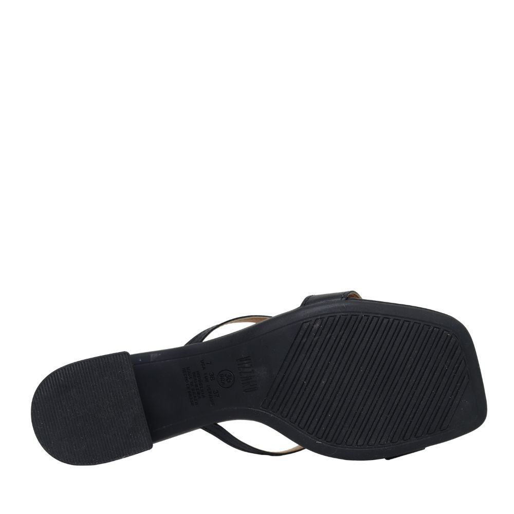 Tamanco Feminino Salto Baixo Grosso Bloco Conforto Vizzano Preto 5