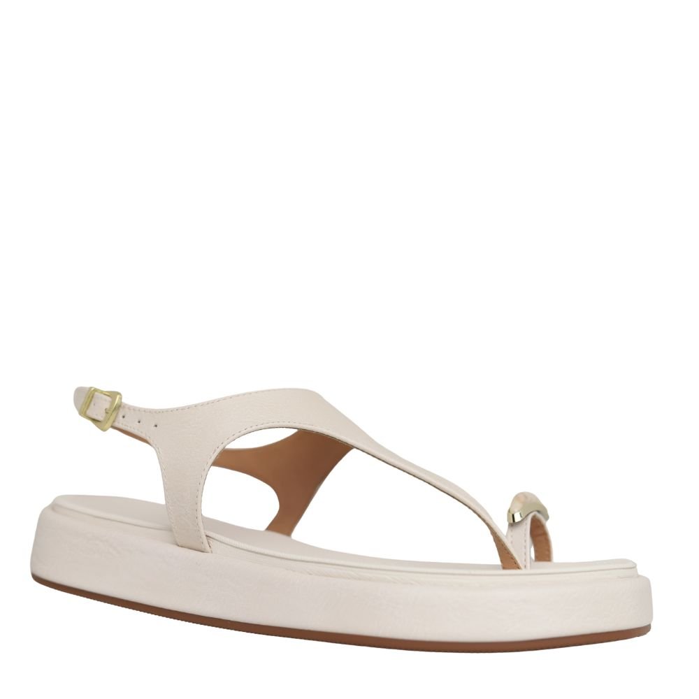 Sandália Flatform Feminina Conforto Estilo Vizzano Fivela Branco 4
