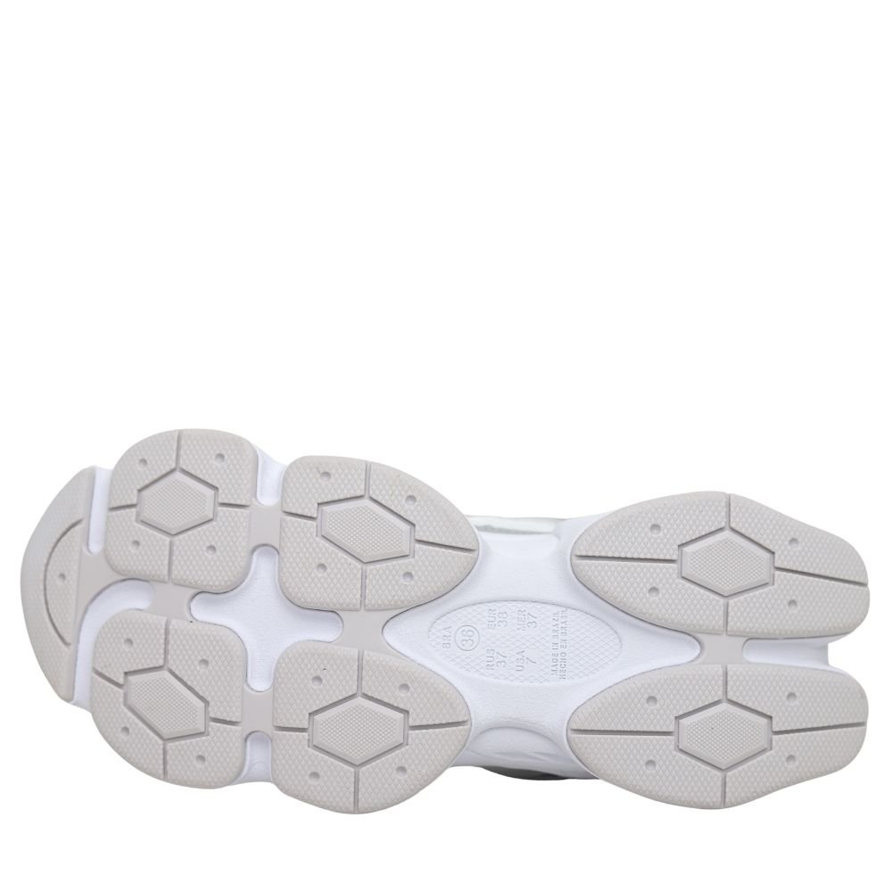 Tênis Ramarim Chunky Dad Sneaker Plataforma Casual 25-90131 Branco/Cinza 5