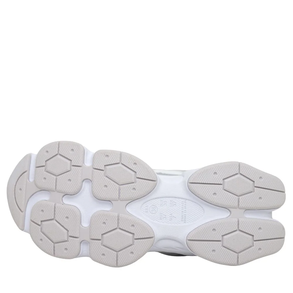 Tênis Ramarim Chunky Dad Sneaker Plataforma Casual 25-90131 Branco/Cinza 5