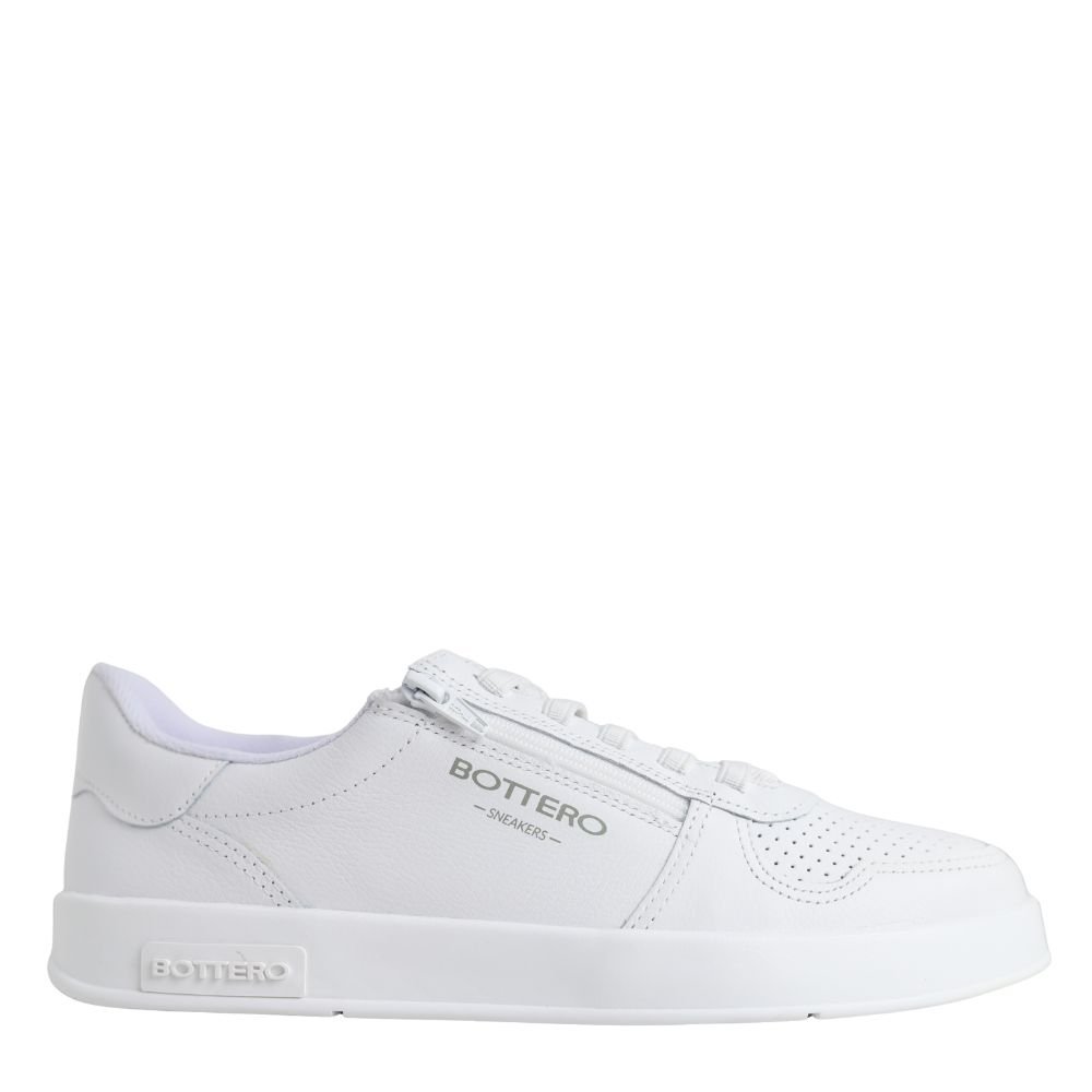 Tênis Feminino Couro Conforto Flatform Bottero 364902 Branco 2