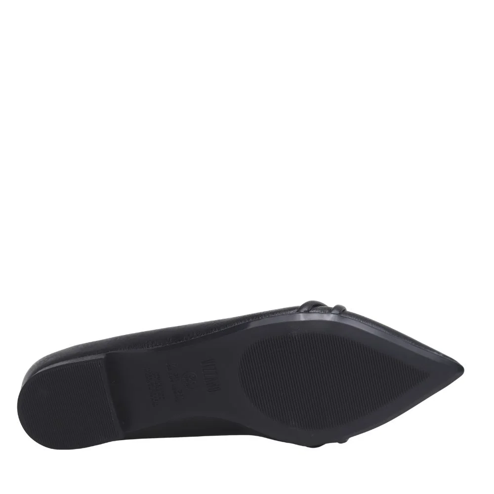 Sapato Feminino Conforto Fivela Bico Fino Vizzano 12061004 Preto 5