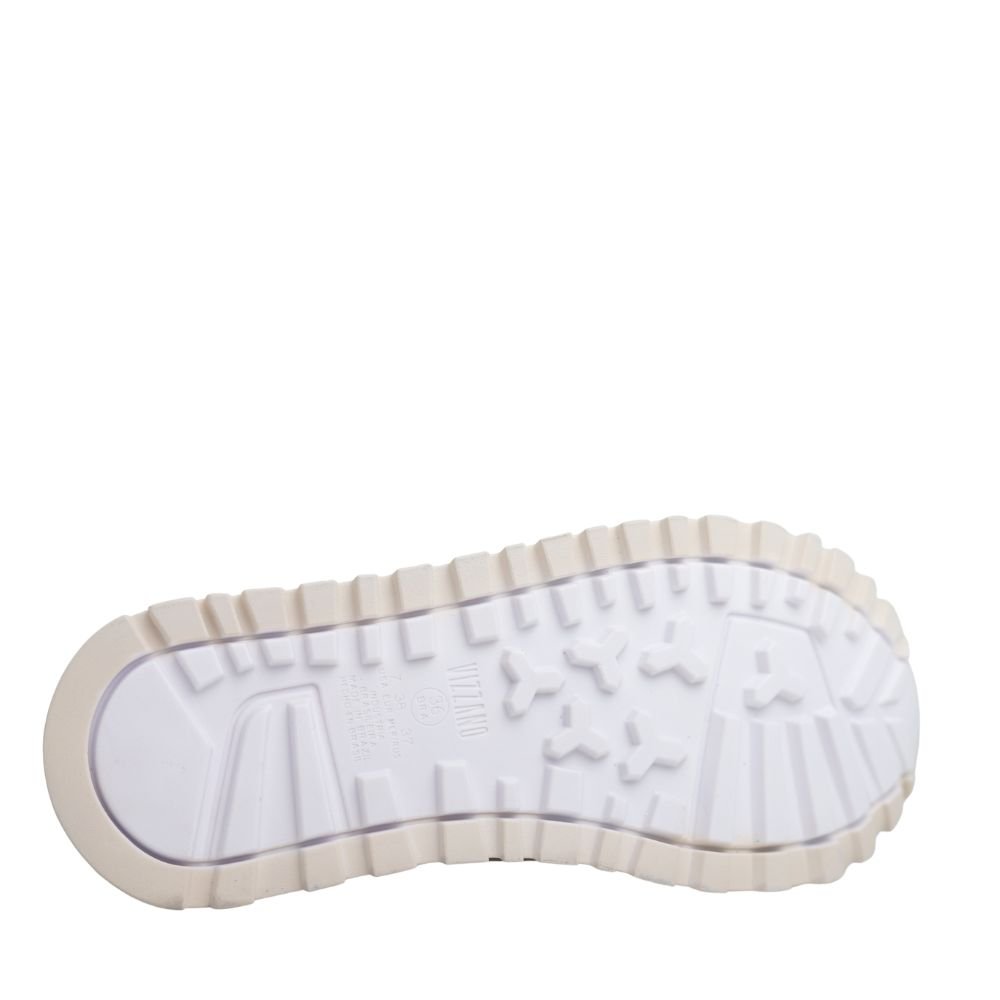 Tênis Vizzano Feminino Estilo Jogging Casual Vizzano 1429107 Bege/Creme 5