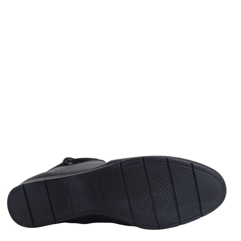 Bota Feminina Rasteira Cano Curto Conforto Beira Rio 9084104 Preto 5