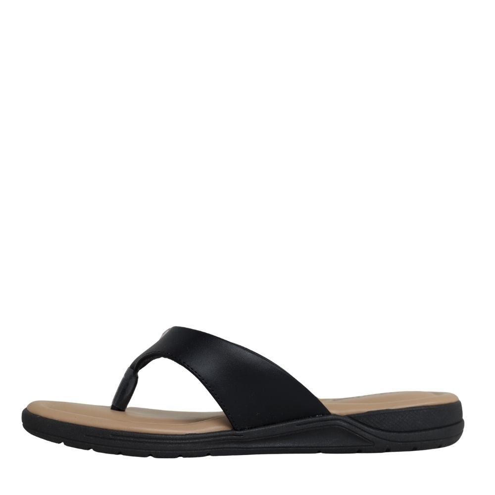 Sandália Rasteira Feminina Conforto Leve Comfortflex 2580401 Preto 3