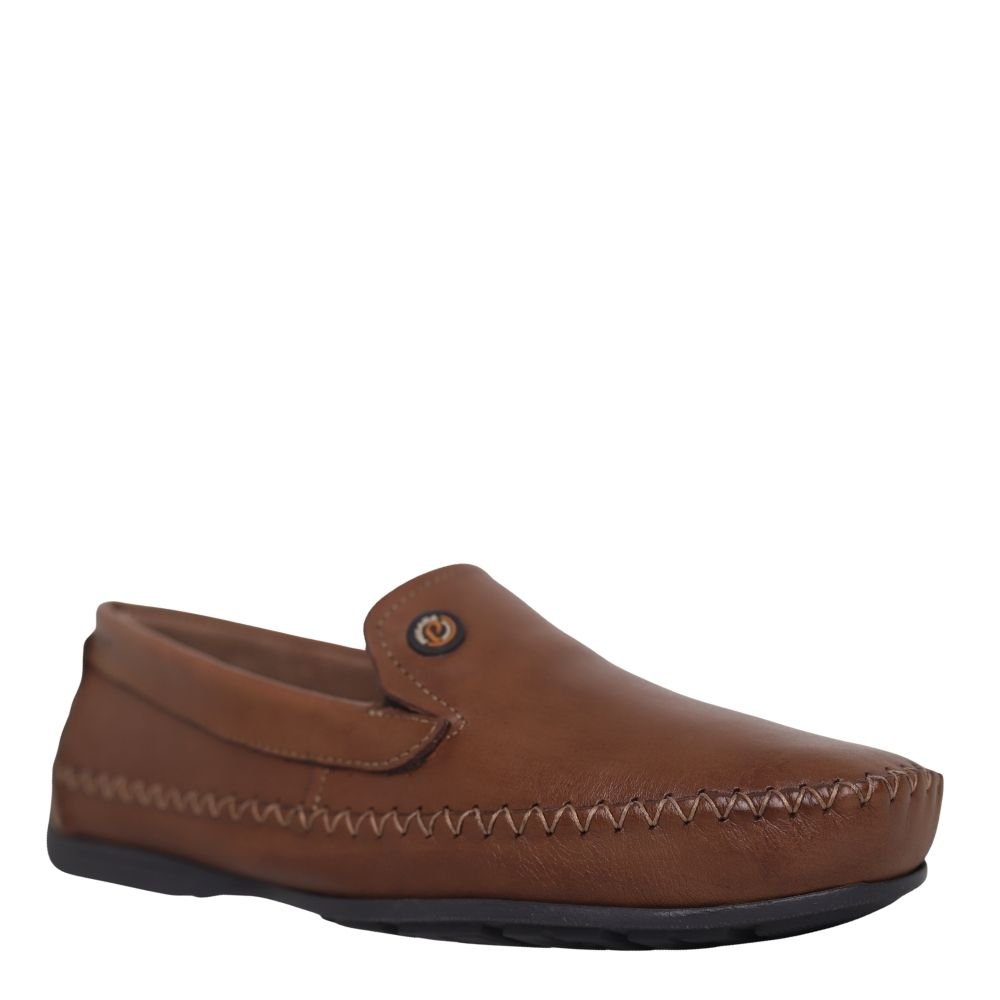 Mocassim Masculino Calce Facil Conforto Couro Pegada 140771