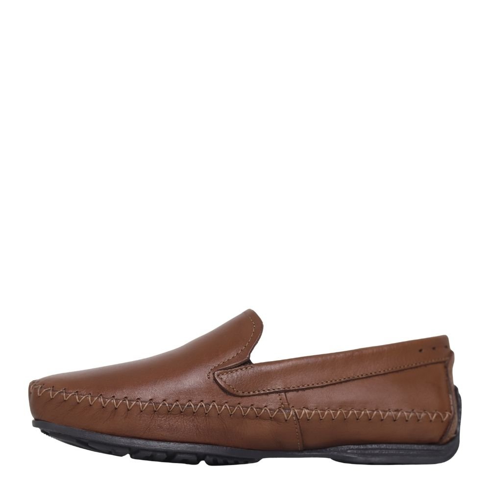 Mocassim Masculino Calce Facil Conforto Couro Pegada 140771 Marrom 3
